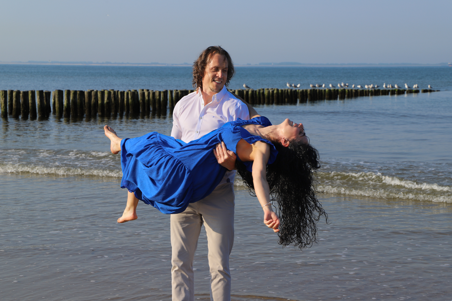 Een ochtend op het strand